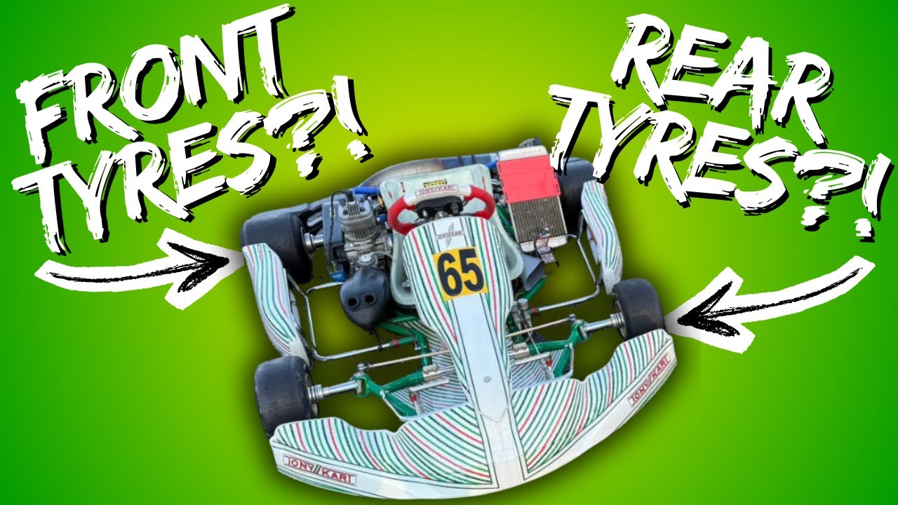 REAR TYRES ON ALL 4 CORNERS?! KART EXPERIMENT. SO MUCH GRIP!!