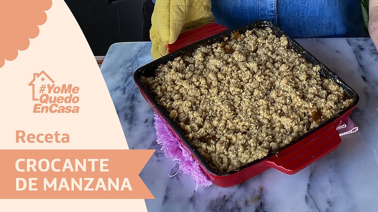 #QuédateEnCasa | Crocante de manzana: paso a paso  | Ximena en casa