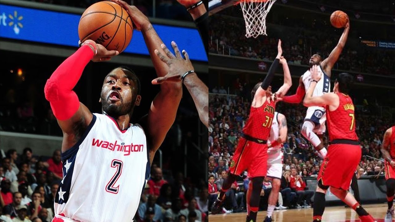 John Wall Dunks on Mike Muscala! Bench Gives 3-2 Lead! Hawks Wizards Game 5