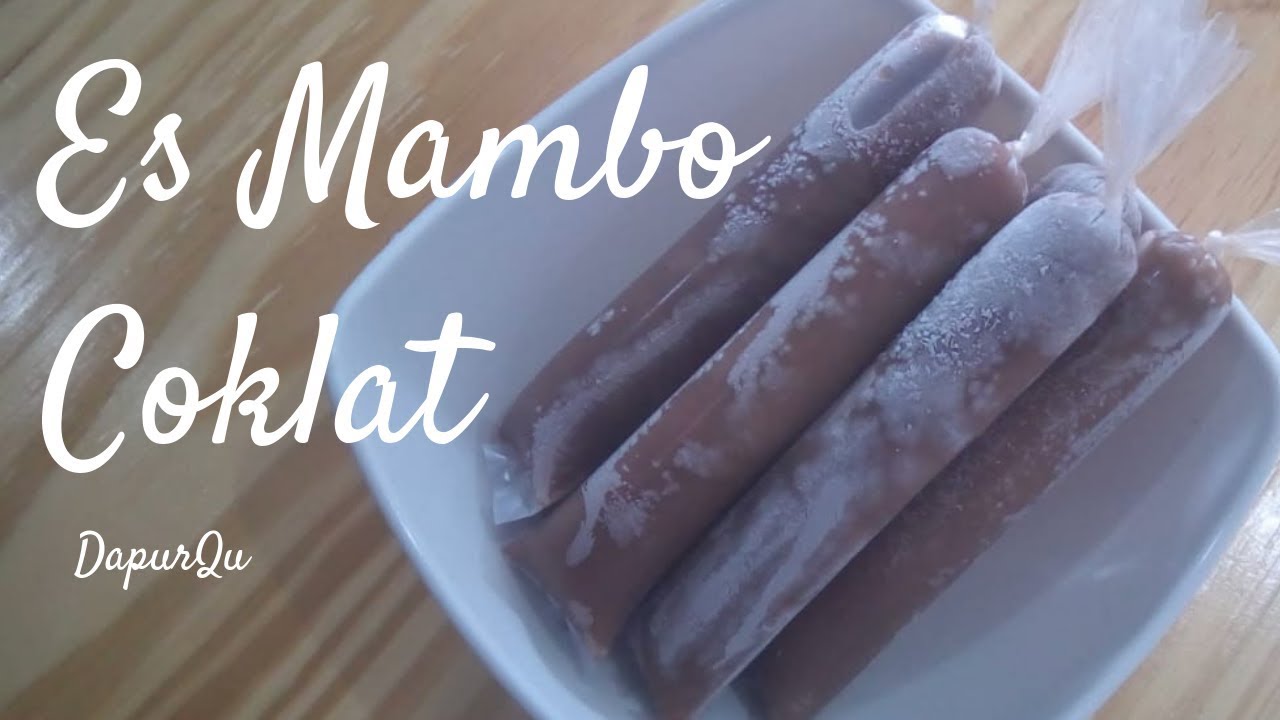 Resep Es Mambo Coklat - cara membuat es lilin rasa coklat