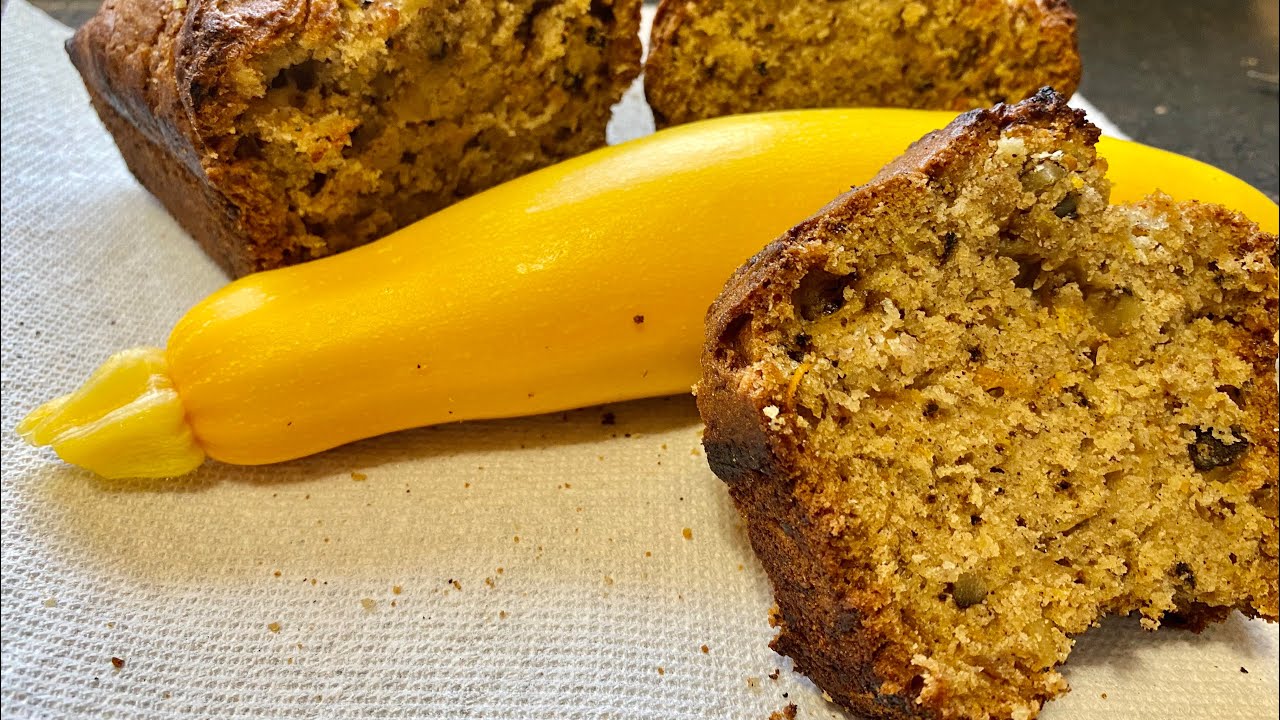 Tasty Yellow Squash Nut Bread