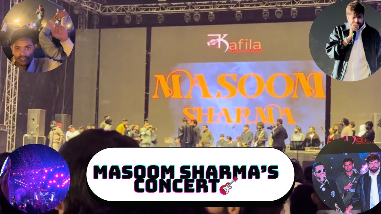 MASOOM SHARMA K CONCERT P AGY 🎷🎫||VLOG-83||#ARPITJHAVLOGS 
