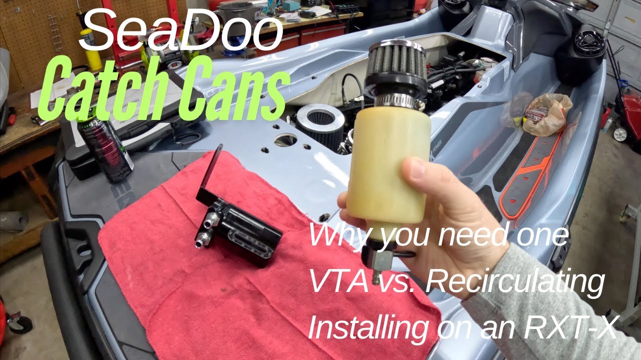 SeaDoo Catch Cans // Why You Need One And Installing a $50 Amazon Can