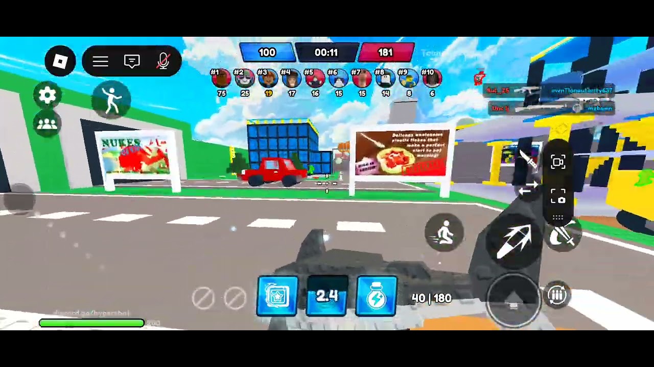 Playing hyper shot