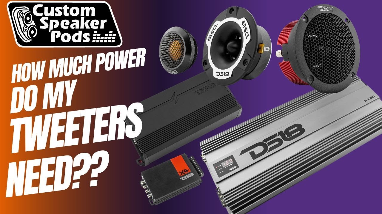 How much Power do car audio tweeters need?? The answer may surprise you!