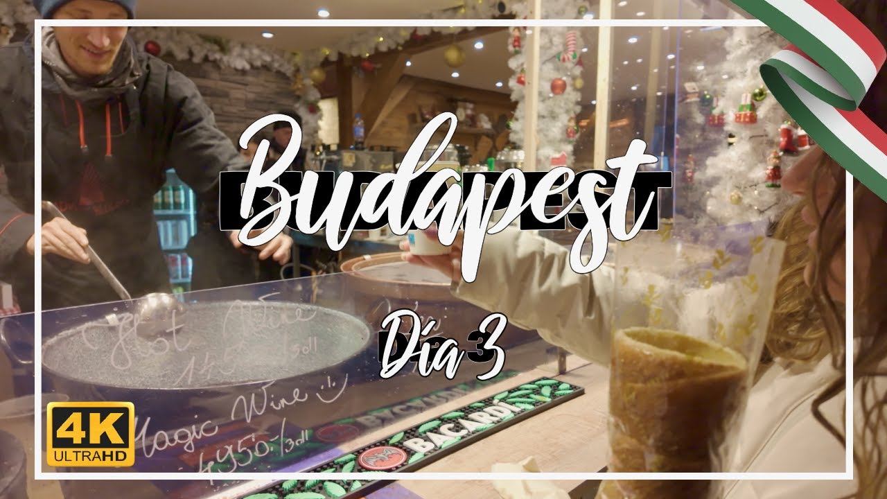 Mejores MERCADOS NAVIDEÑOS en BUDAPEST 3 (KARÁCSONYI VÁSÁR) | VLOG día 3 | Qué ver en BUDAPEST | 4K