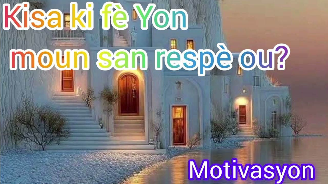 Men kèk bagay ki kapab detwi Yon moun?