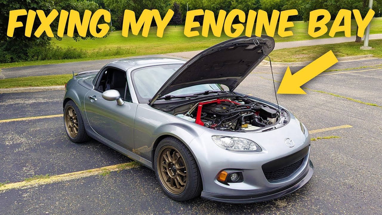 NC Miata Engine Bay MAKEOVER + Cold Air Intake | Sound Clips!