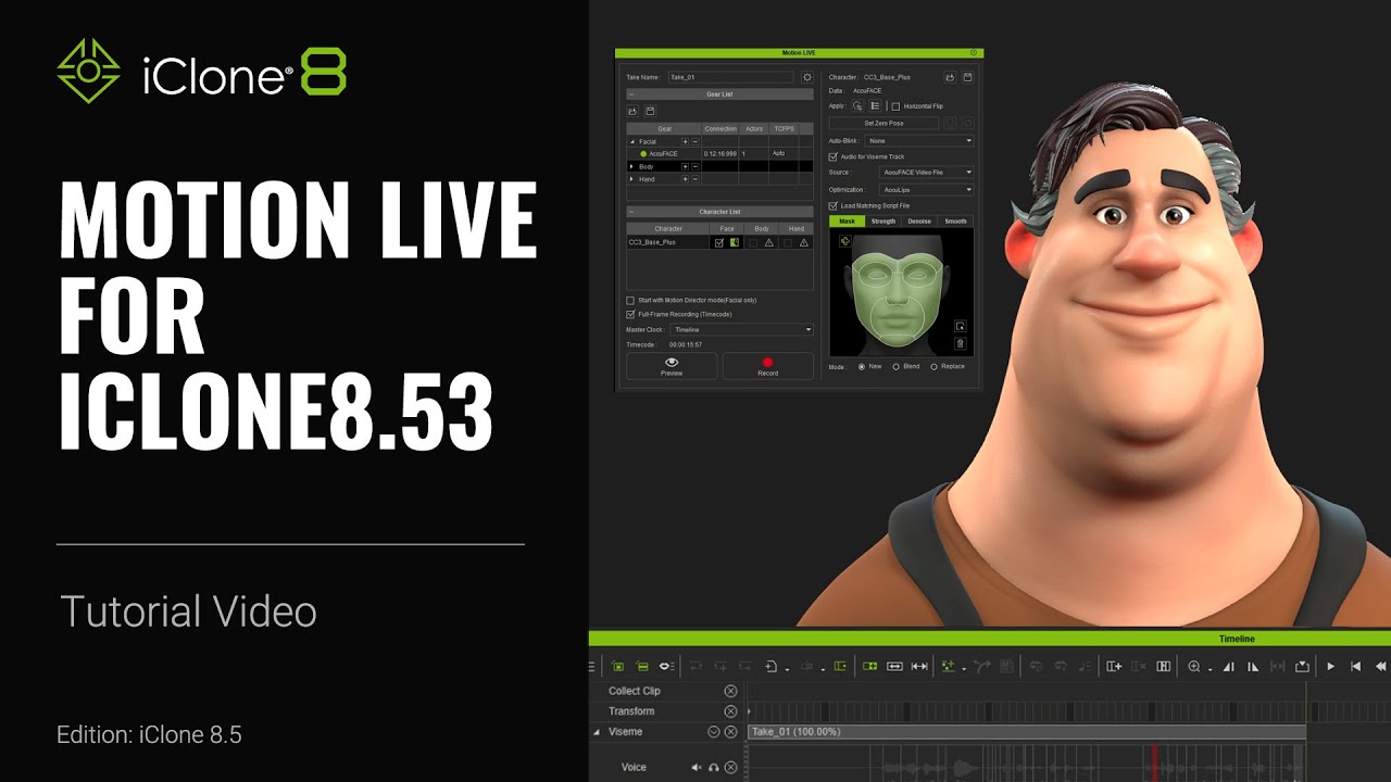 Motion LIVE for iClone8.53 | iClone 8 Tutorial