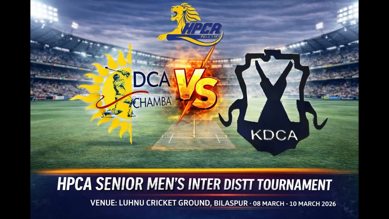 SENIOR MEN'S INTER DISTRICT DAYS TOURNAMENT 2026-27 (CHAMBA VS KANGRA)