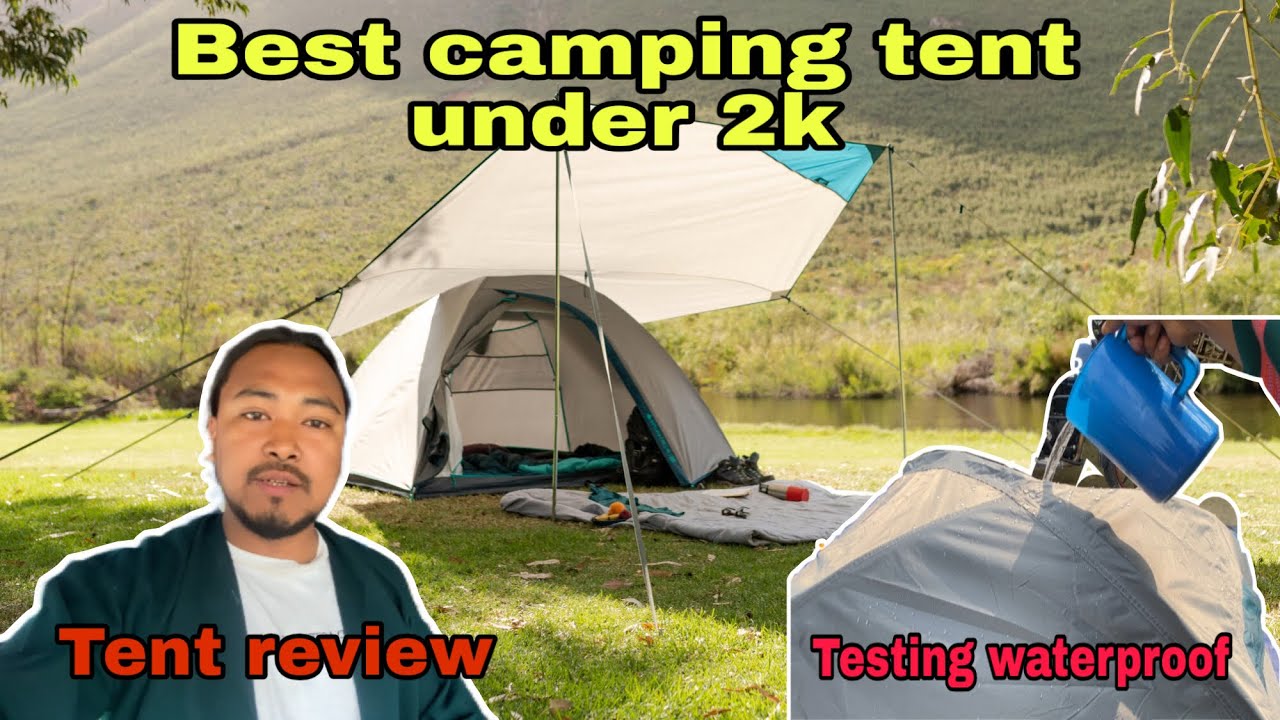 How to Setup a camping tent | Decathlon Quechua MH100 2person tent| best budget friendly tent| 