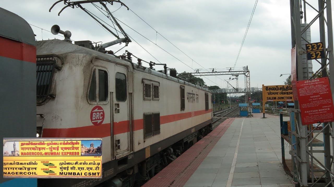 SALEM to TIRUPATI : Full Journey: 06340 NCJ-CSMT EXP & 02846 BNC-BBS SF EXP: Indian Railways