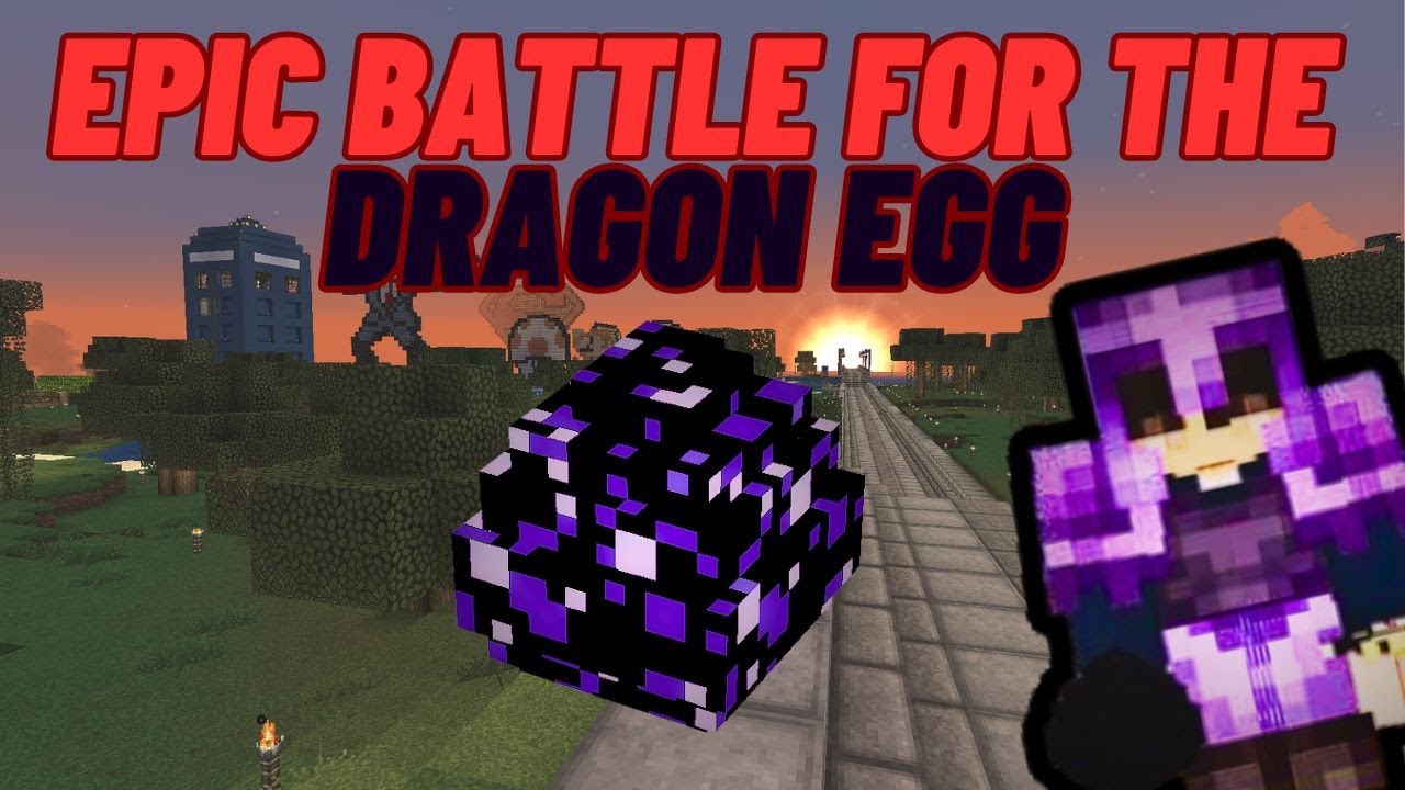 EPIC WAR FOR THE MOST RARE ITEM || DRAGON EGG ||MINECRAFT||END WAR || #endwar #minecraft #dragonegg