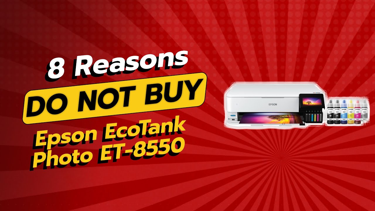 Epson EcoTank ET-8550 | 8 шокирующих причин НЕ покупать! 🚫🖨️