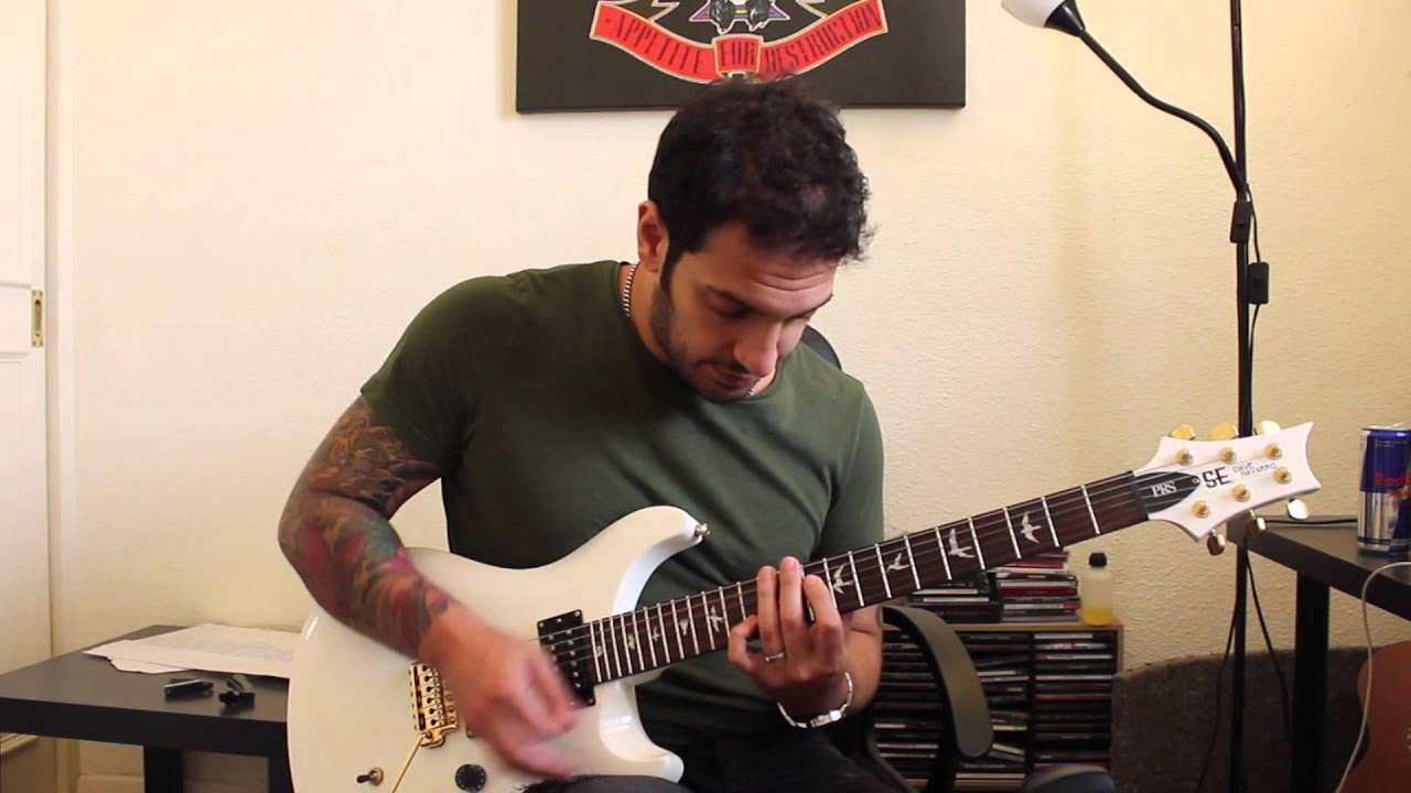 How to play ‘Bark At The Moon’ by Ozzy Osbourne Guitar Solo Lesson w/tabs