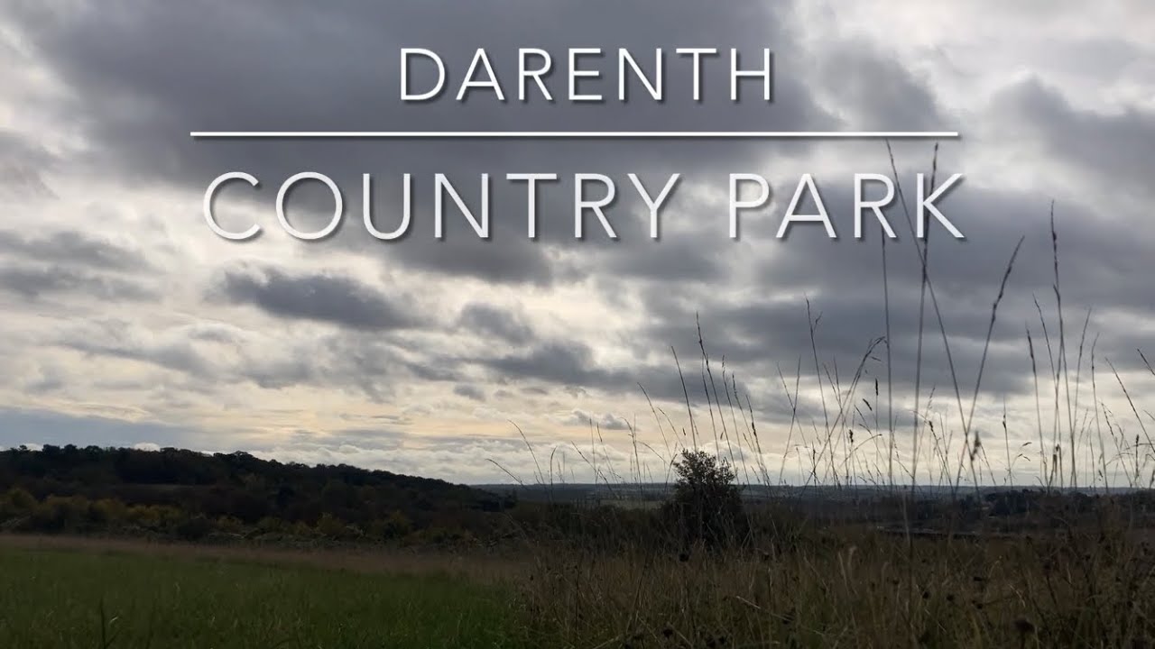 A walk round Darenth Country Park. Walking around a Country Park. Learning how to film.