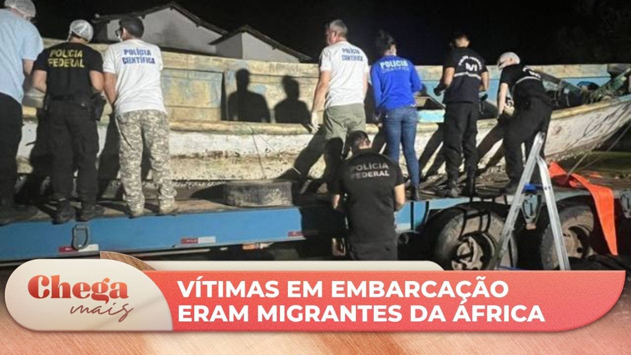 Polícia Federal registra 9 corpos em embarcação que naufragou no Pará | Chega Mais