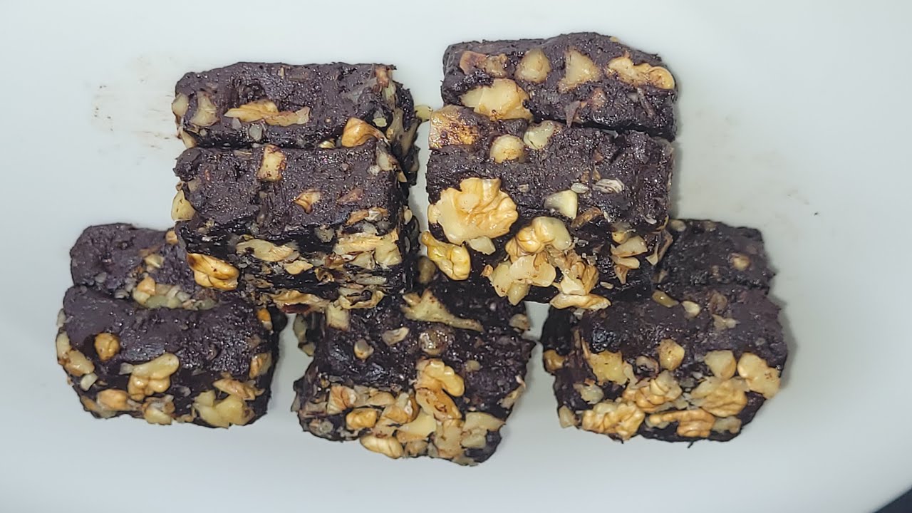 Healthy dessert with nuts