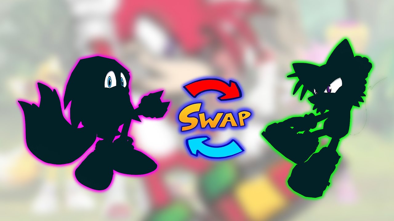 Knuckle vs Tails Sonic | Swap FNF | Speedpaint.