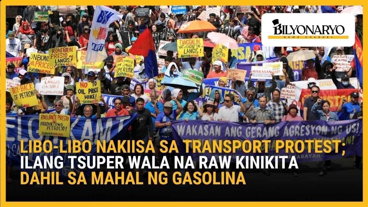 Transport strike: libo-libong tsuper, commuter nagmartsa sa Mendiola | Agenda