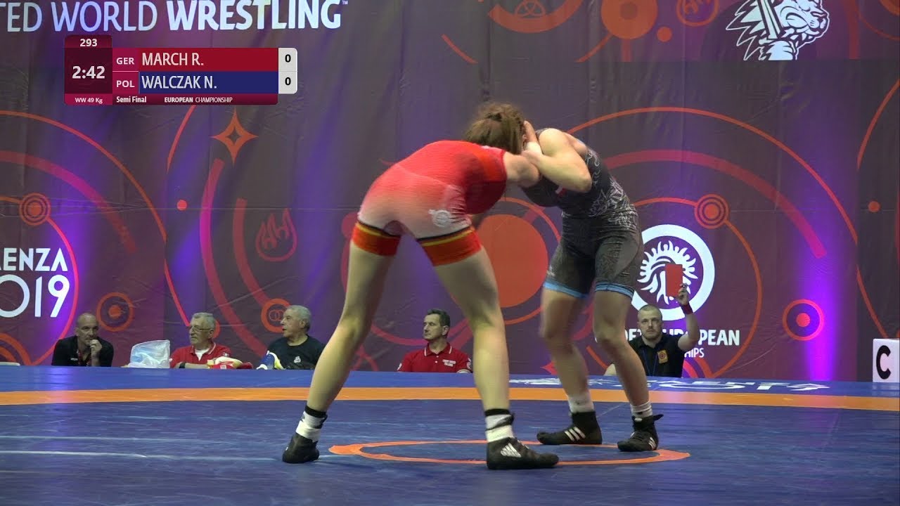 1/2 WW - 49 kg: R. MARCH (GER) v. N. WALCZAK (POL)