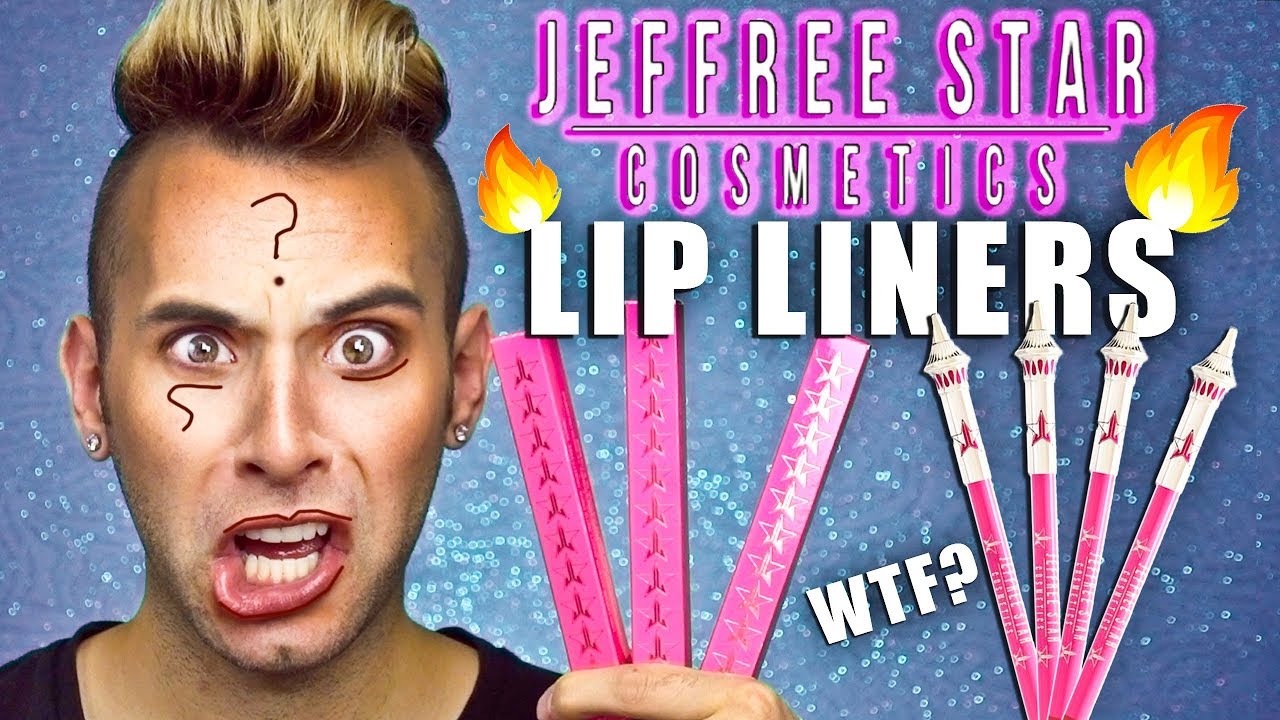 NO BULLSH*T Jeffree Star VELOUR LIP LINER Review | I SET ONE ON FIRE