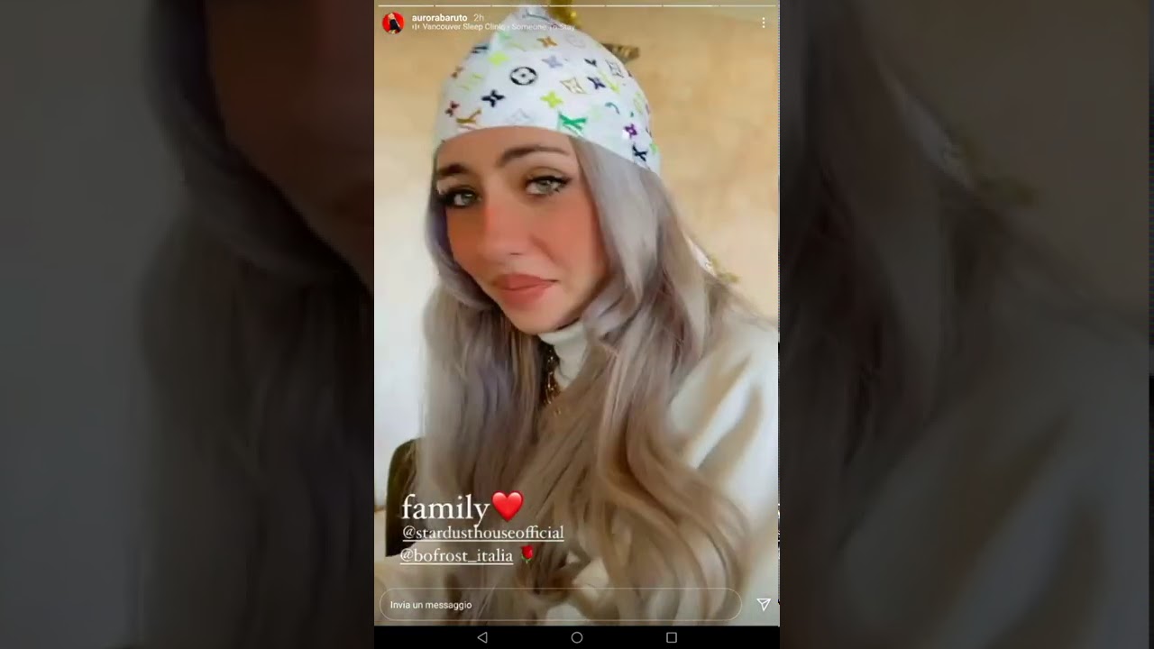 Tutte le stories Instagram più romantiche di Aurora Baruto e Mura ✨🌹💞💖😍🏡💓