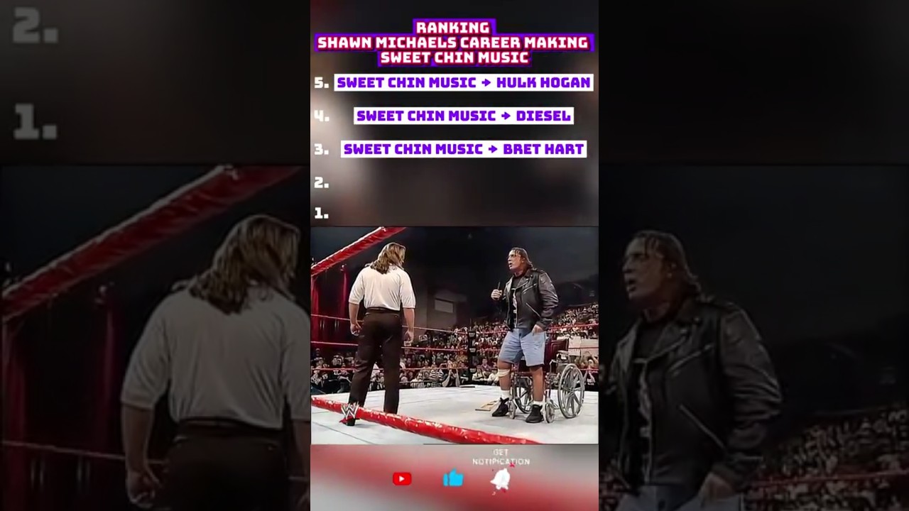 Рейтинг хита Шона Майклса Sweet Chin Music, сделавшего его карьеру 🥾🔥