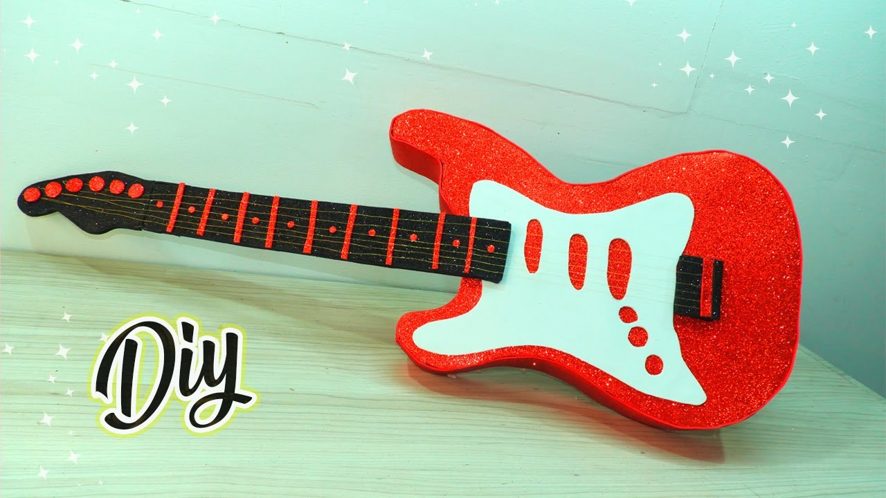 COMO HACER UNA GUITARRA ELÉCTRICA DE CARTÓN