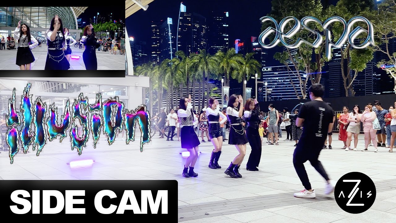 [KPOP IN PUBLIC | SIDE CAM] aespa 에스파 '도깨비불 (Illusion)' | ONE-TAKE DANCE COVER | Z-AXIS FROM SG