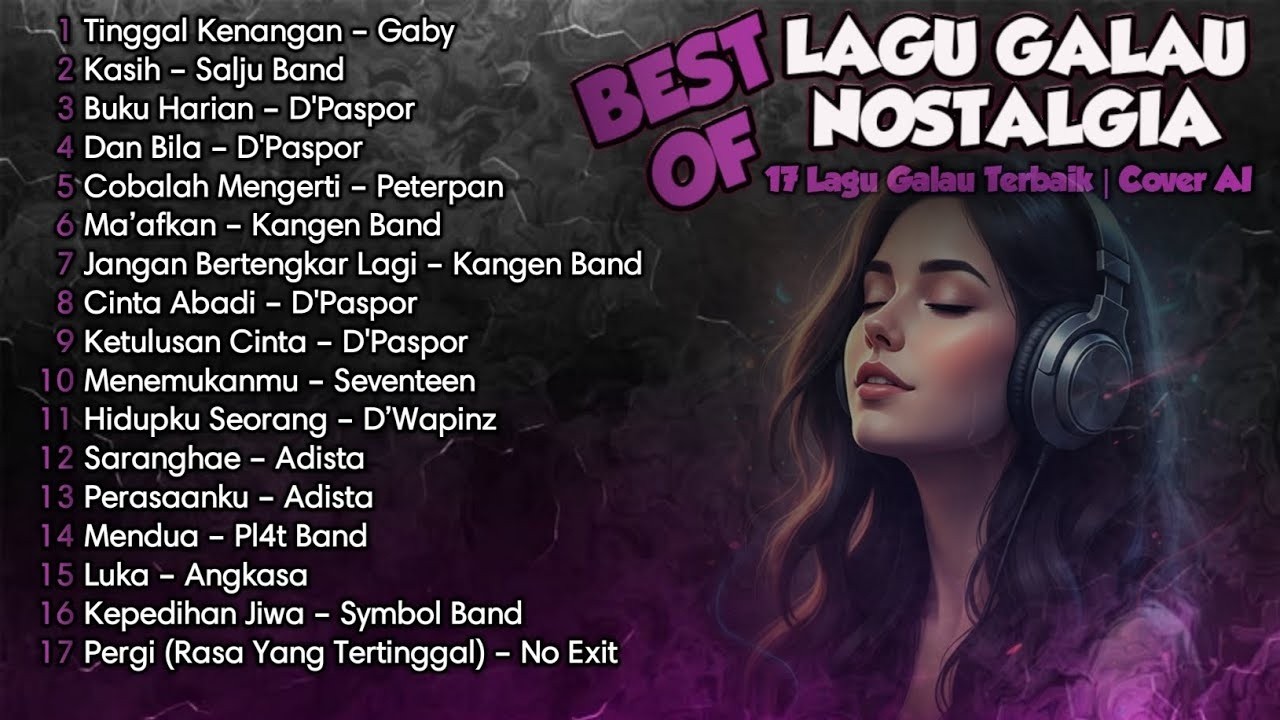FULL ALBUM LAGU GALAU NOSTALGIA 🎶 17 Lagu Populer | Cover AI  #FullAlbum #CoverAI #LaguGalau