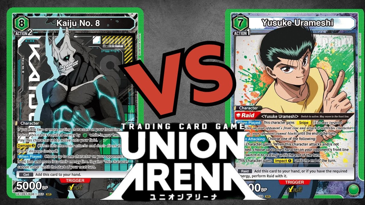 Green Yusuke (YYH) vs Green Kaiju (KN8) - Union Arena Game