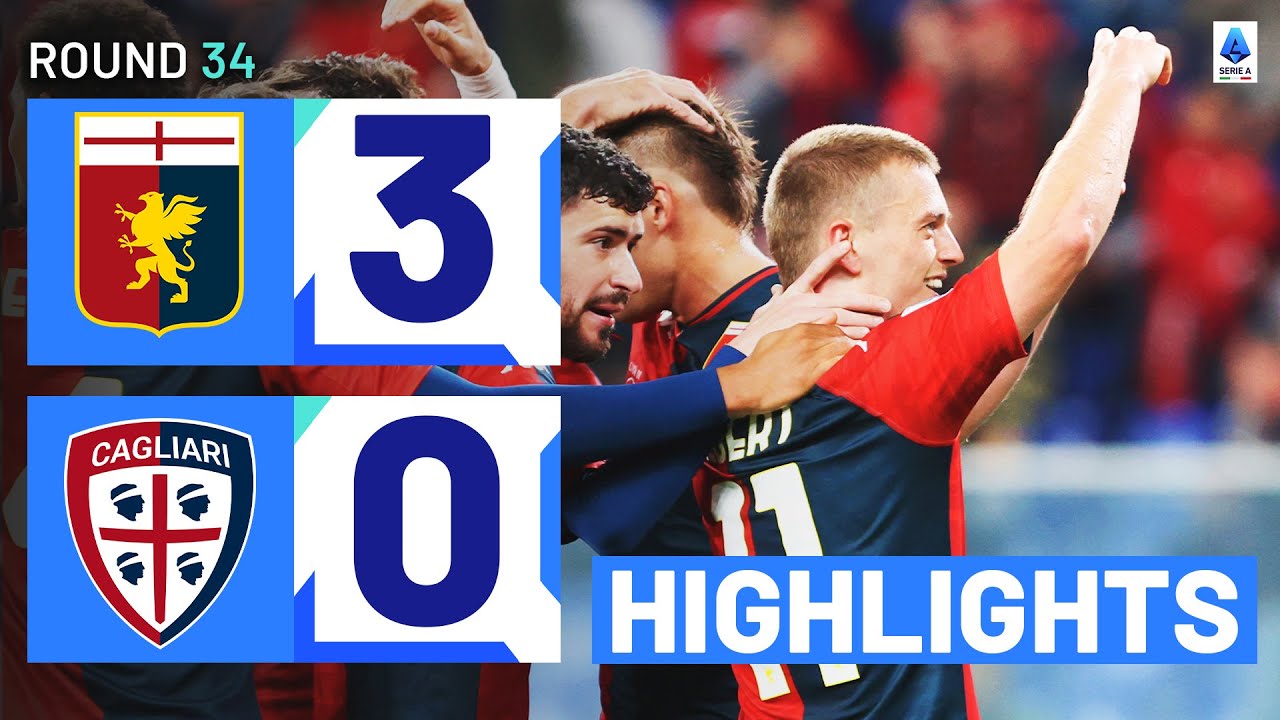 GENOA-CAGLIARI 3-0 | HIGHLIGHTS | The Grifone score three without reply | Serie A 2023/24
