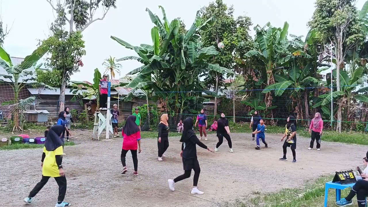 Pertandingan Voli Benteng Gawe VS Paconne - set 1 