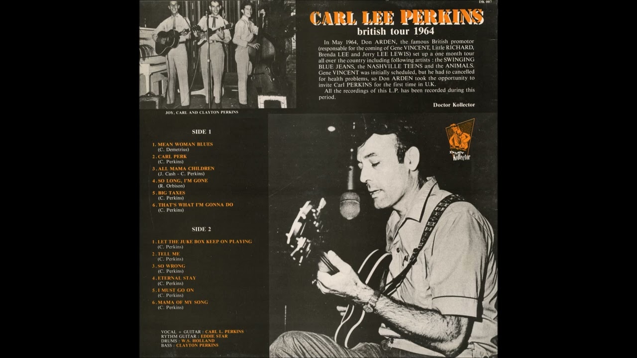 Carl Perkins 1964 UK Recordings (Don Arden)