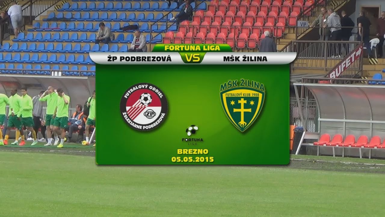 ŽP Šport Podbrezová- MŠK Žilina 2:3 (0:2)