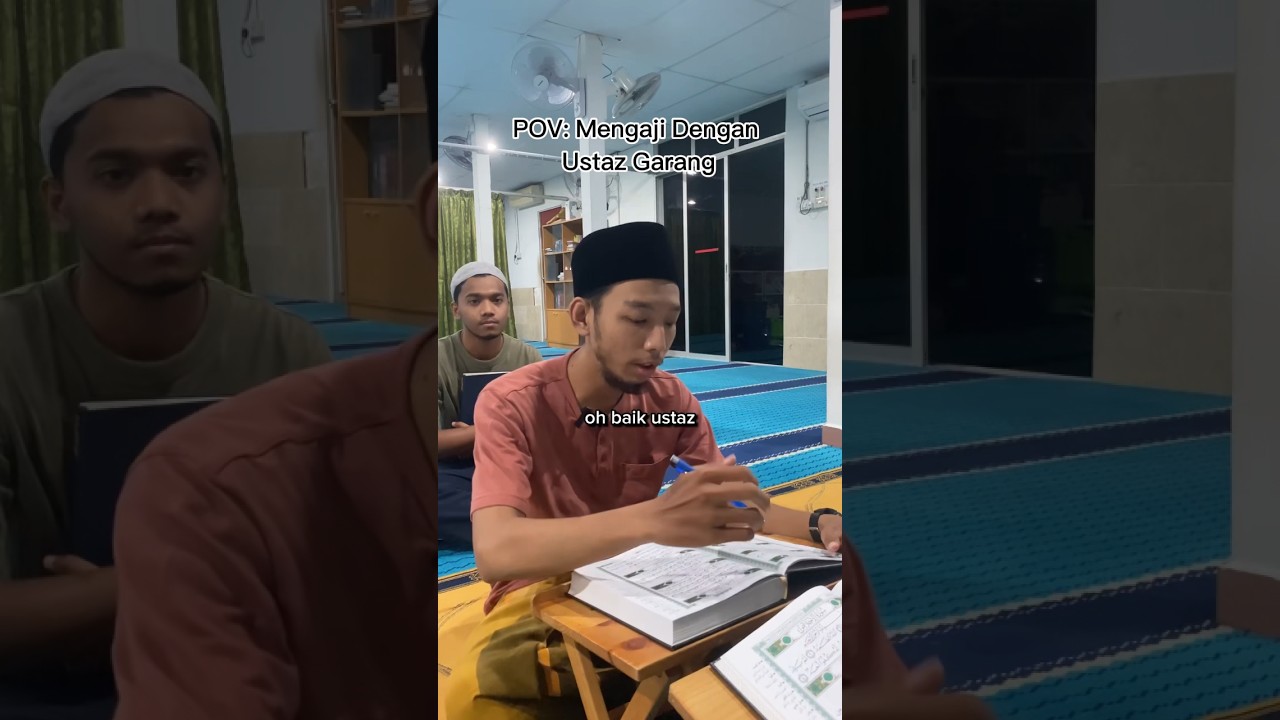 POV: Mengaji Dengan Ustaz Garang #comedyshorts #comedy