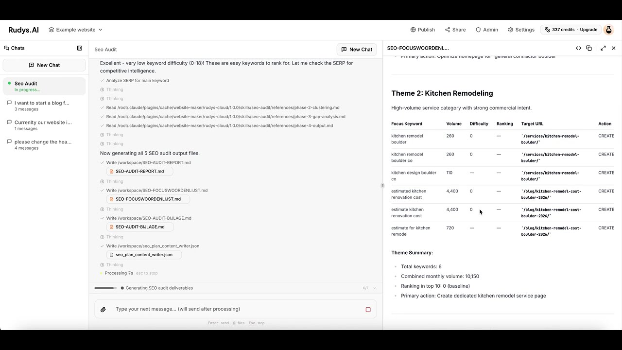 AI Runs a Full SEO Audit and Fixes Your Site (Live Demo)
