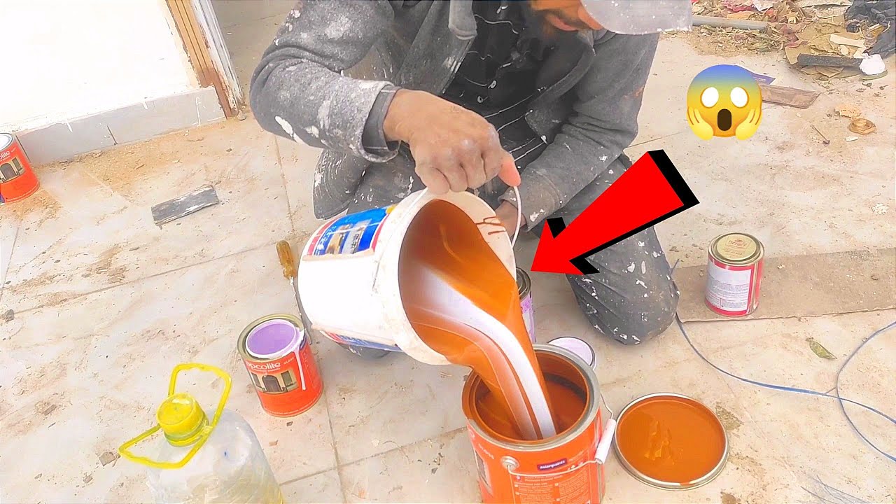 🔥 Golden brown Colour Kaise Banaen | Mix Golden Brown Spray on Wood Polish Grain Resha How to 2023
