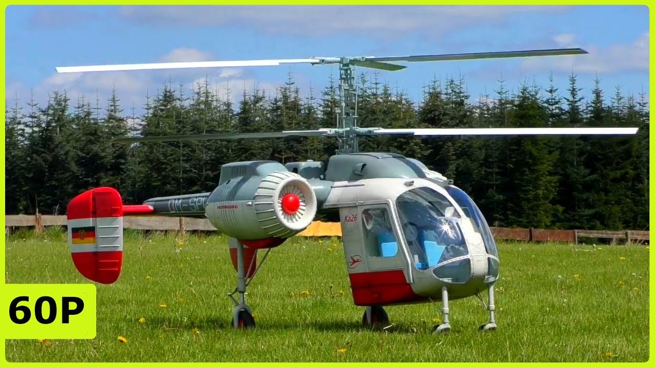 STUNNING XXL RC KAMOV KA-26 RUSSIAN KOAXIAL HELICOPTER FROM HELICLASSICS