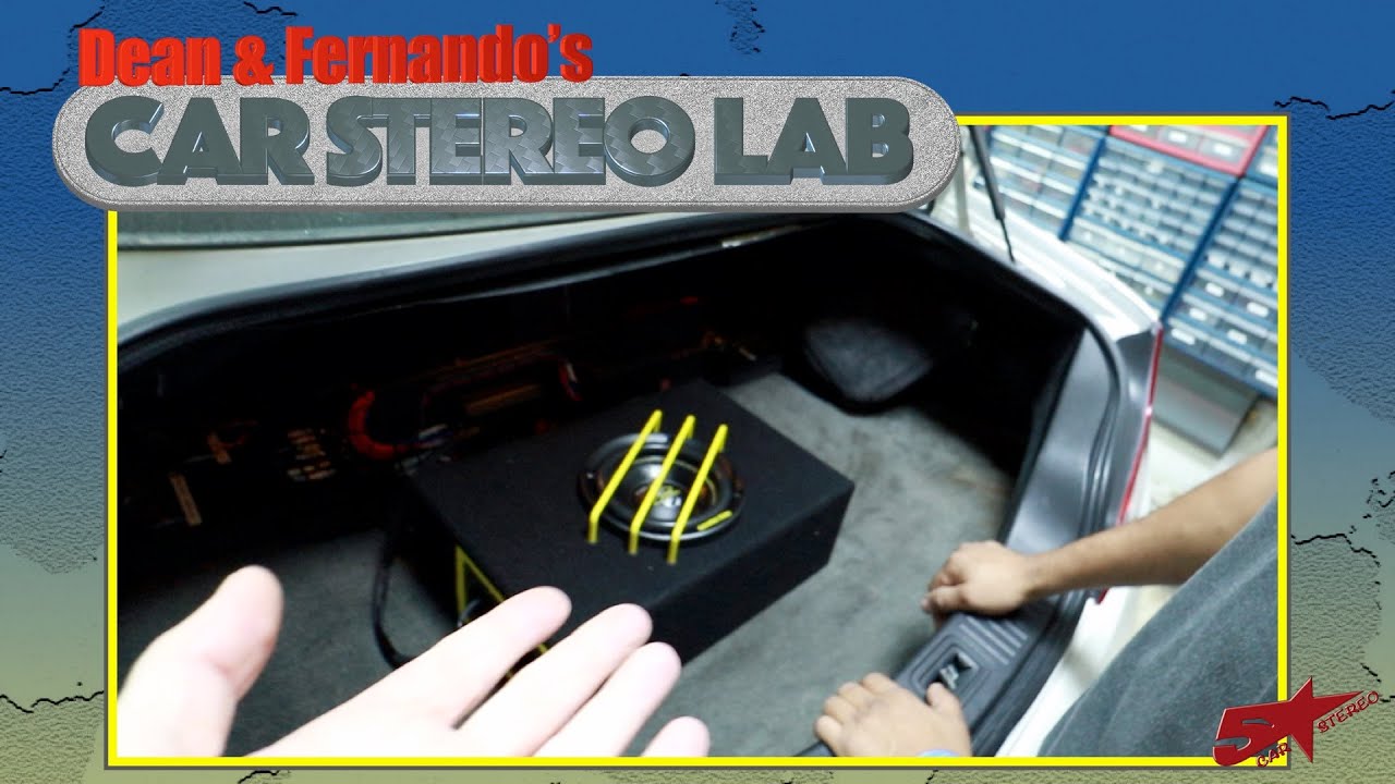 Insane Big bass 6.5" and 8" pre made GroundZero enclosure  Car Stereo Lab