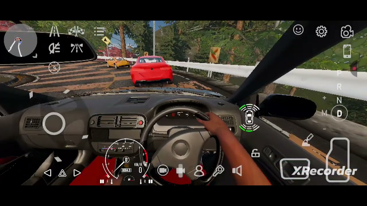 Car parking 2 (driving honda civic type r first person pov)