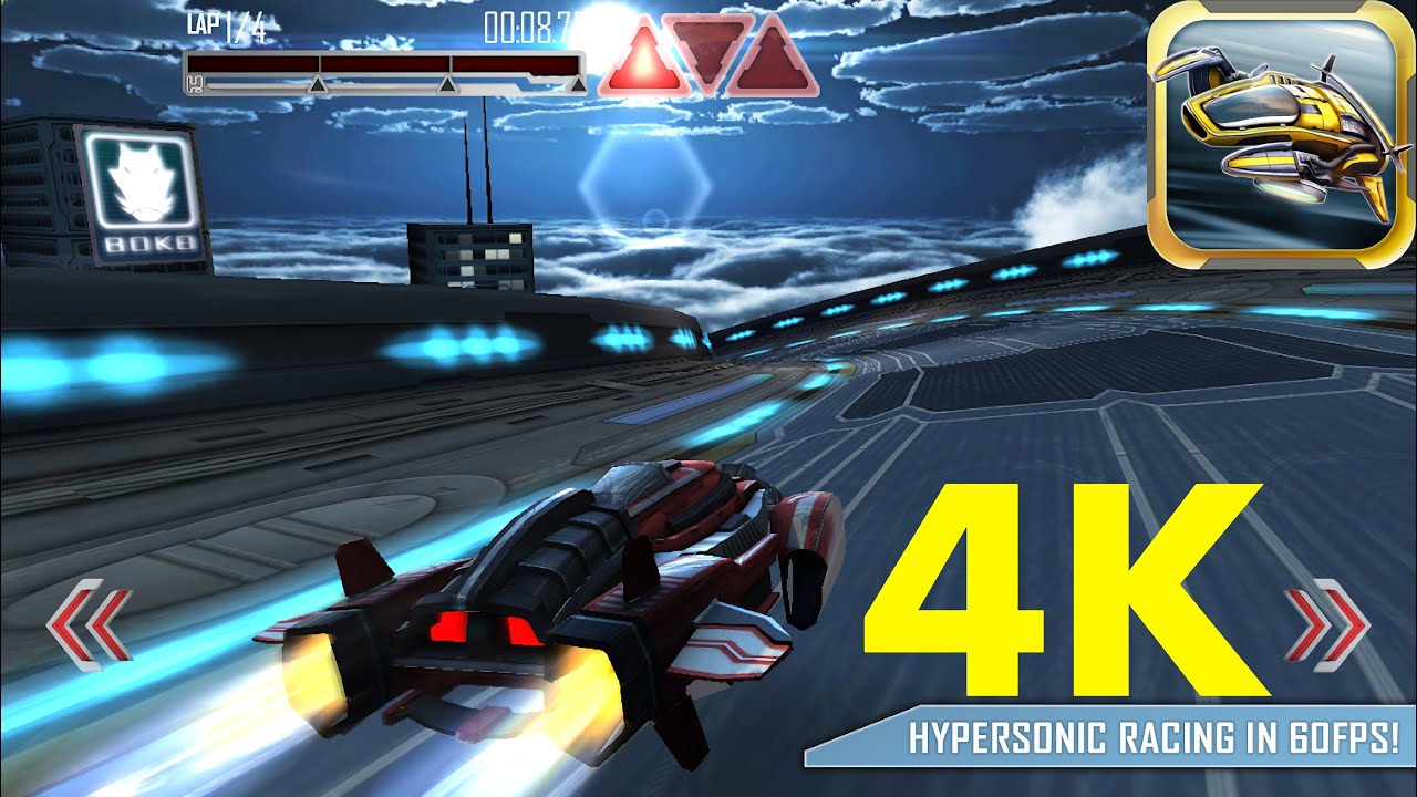 Repulze 4K Mobile - Futuristic Racer Hypersonic Repulze Hovercraft #4k #60fps #pixelbite #hovercraft