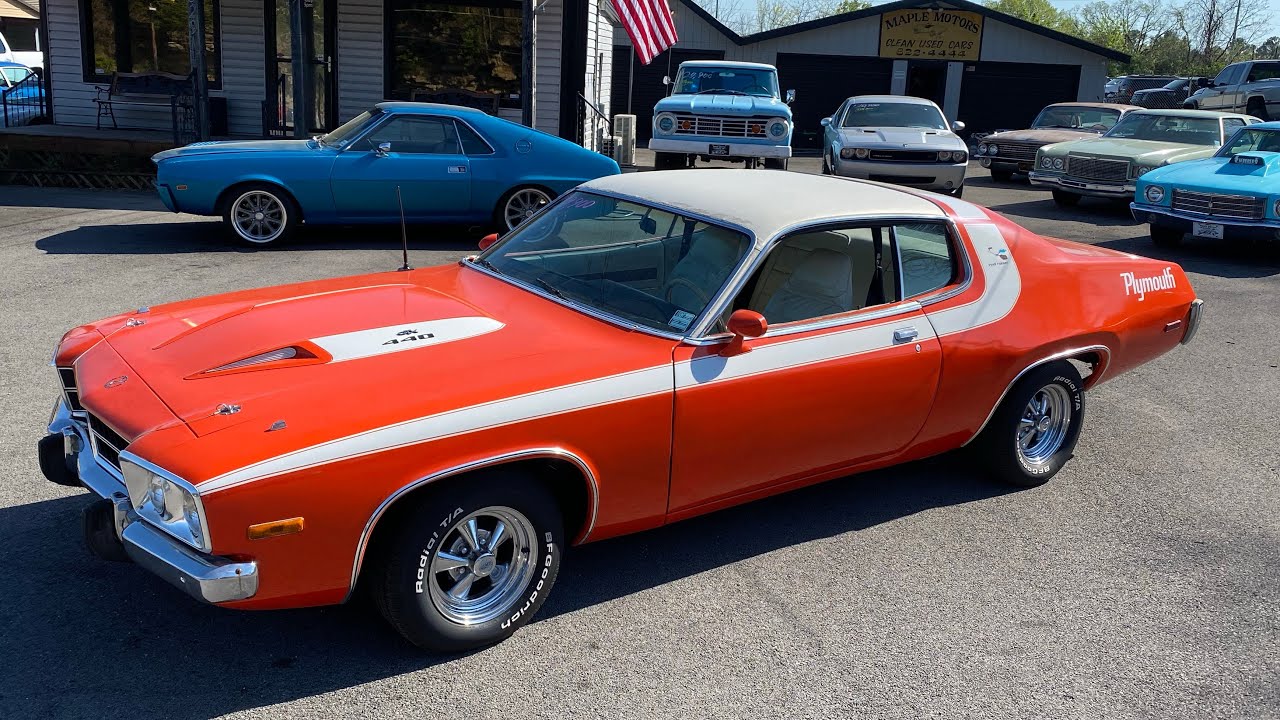 Тест-драйв Plymouth Satellite Sebring Plus 440 1974 года. ПРОДАНО. Цена: 19 900 долларов. Maple M...