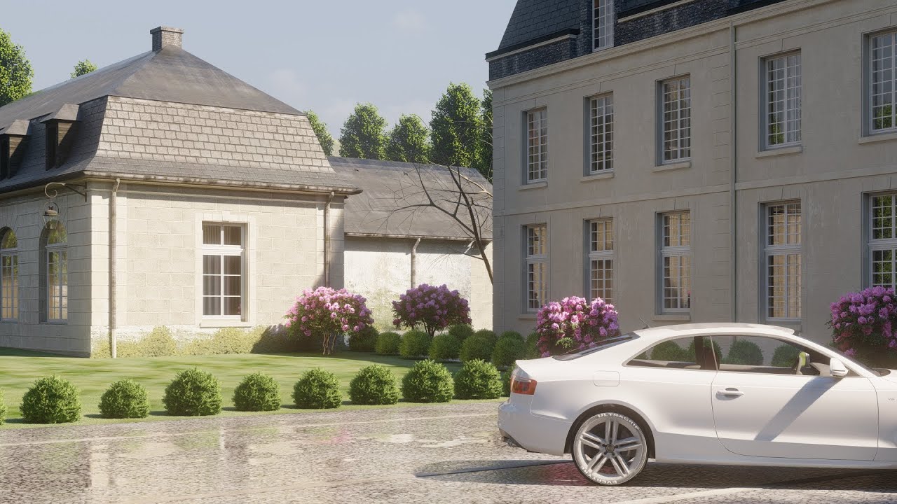Tutorial  Project #5   Lumion 10.5   Realistic Render Exterior