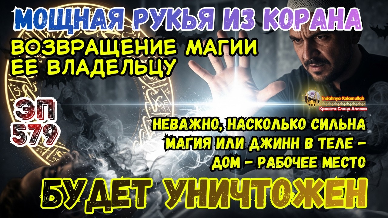 Сильная Рукъя Кораном: Разрушение Колдовства и Изгнание Джиннов из Дома | Эпизод 579