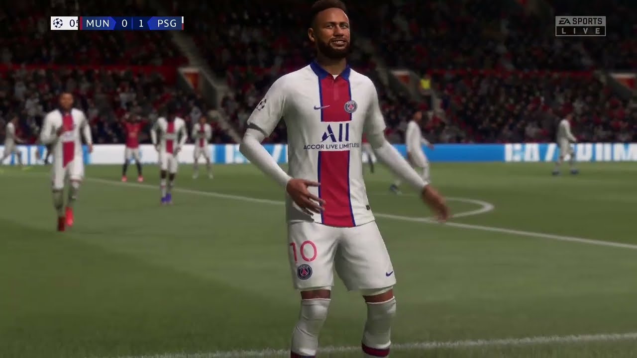Neymar player career mode part 10 Neymar brace vs Manchester United in UCL