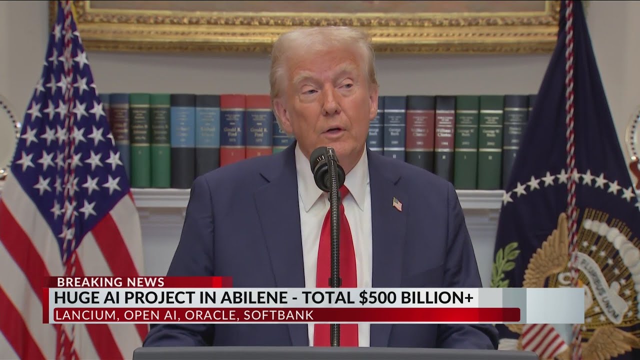 Abilene announced for largest AI infrastructure project with $500 billion+ investment