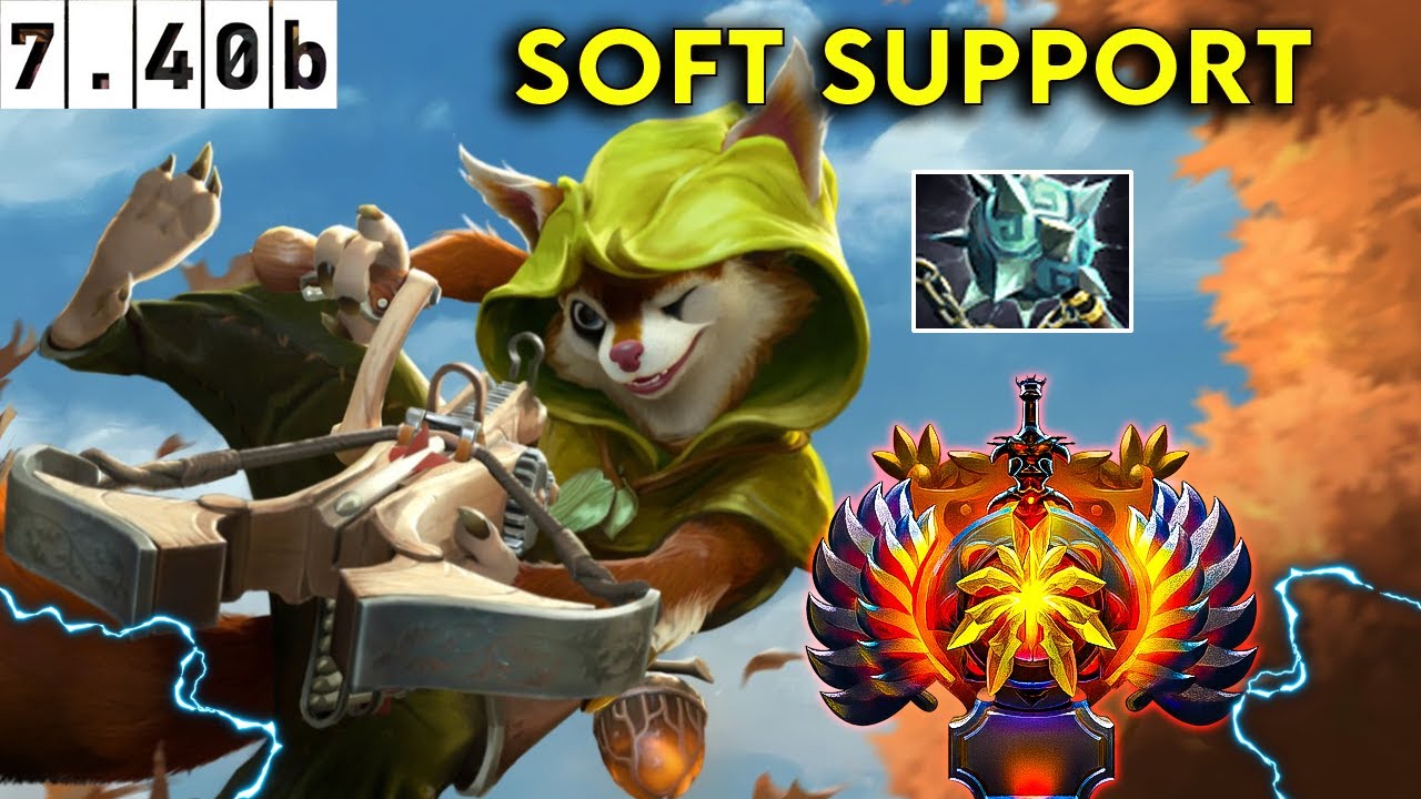 Hoodwink Immortal Soft Support - Dota 2 Patch 7.40b Pro Pub Gameplay