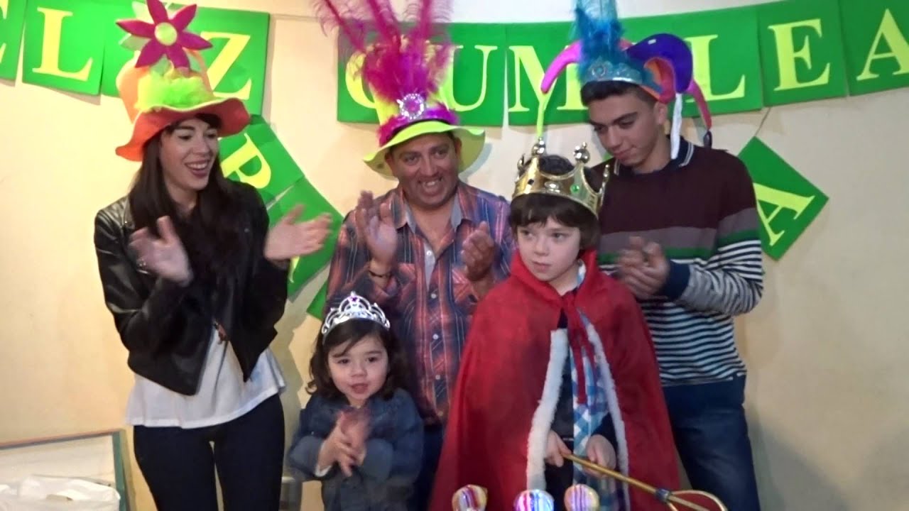 Salón Evaristo´s; Cumple 7 de Bautista: Ceremonia de la torta